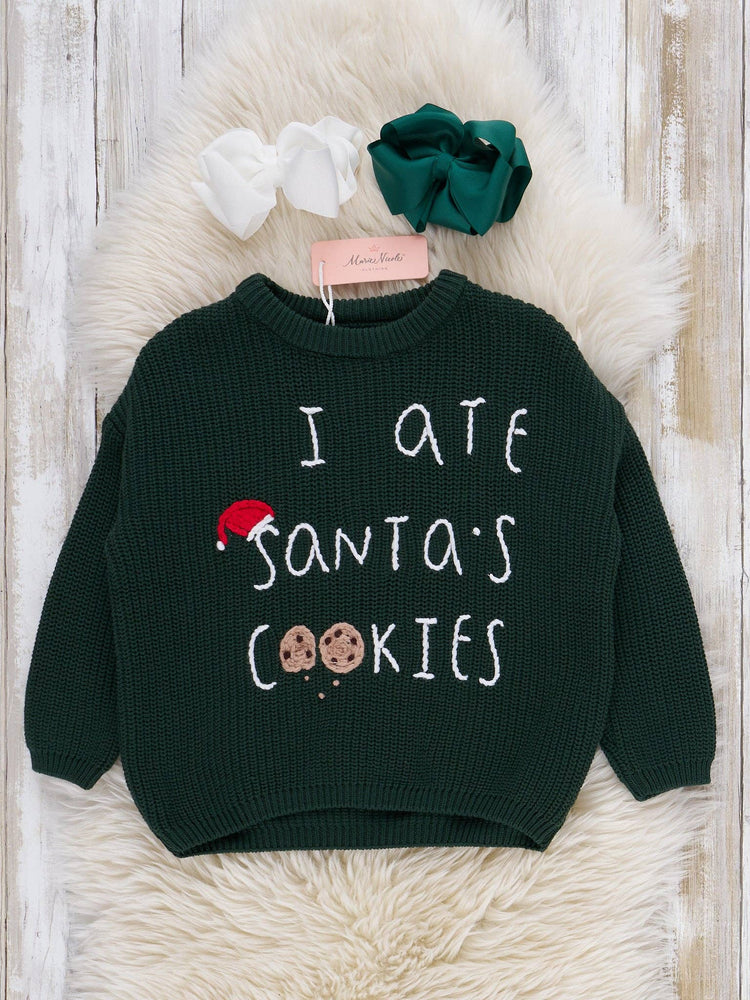 I Ate Santa's Cookies Kids Sweater
