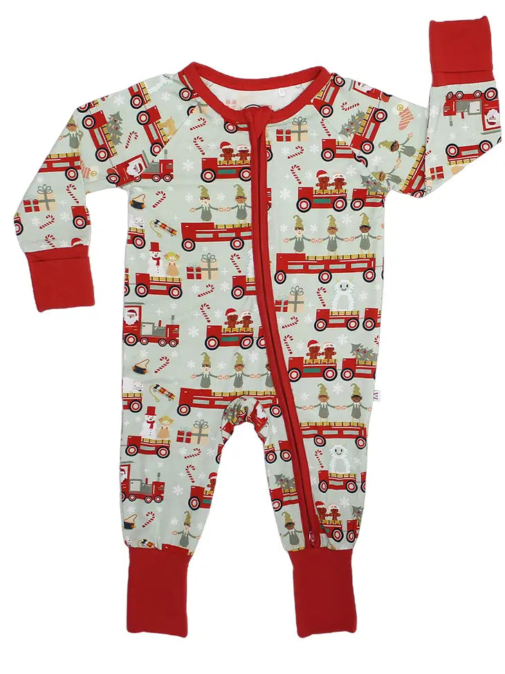 Christmas Train Bamboo Pajama