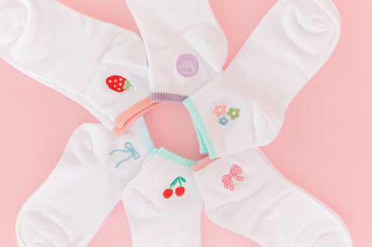 Embroidered Ankle Socks