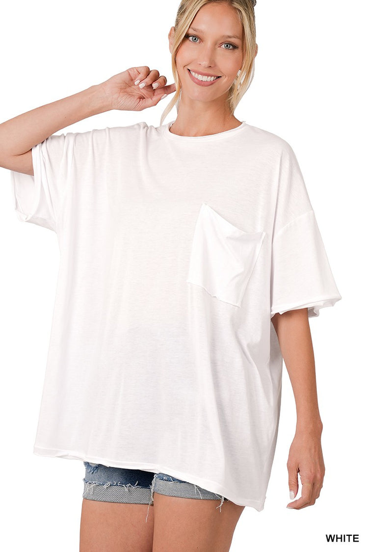 Oversized Boyfriend Tee White