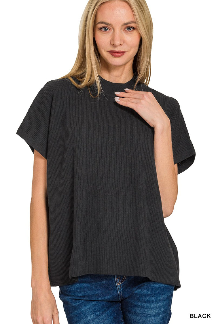 Black Boxy Sweater