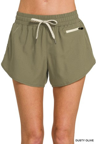 Everyday Olive Shorts