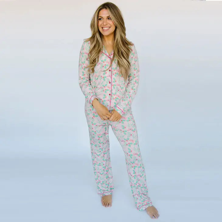 PJ Set Charlotte Mistletoe