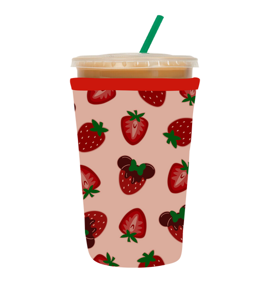 Chocolate Strawberries Coffee Sleeve