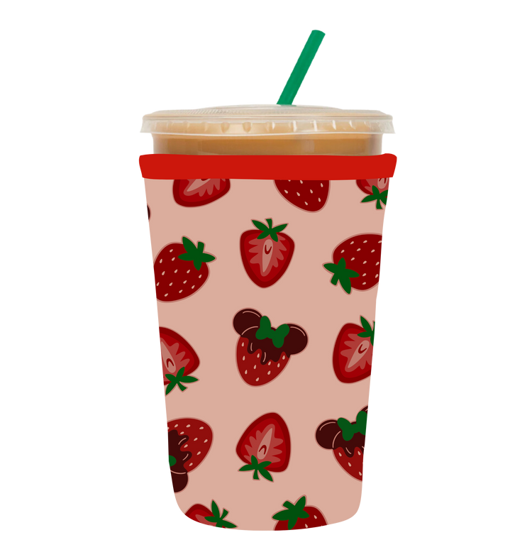 Chocolate Strawberries Coffee Sleeve