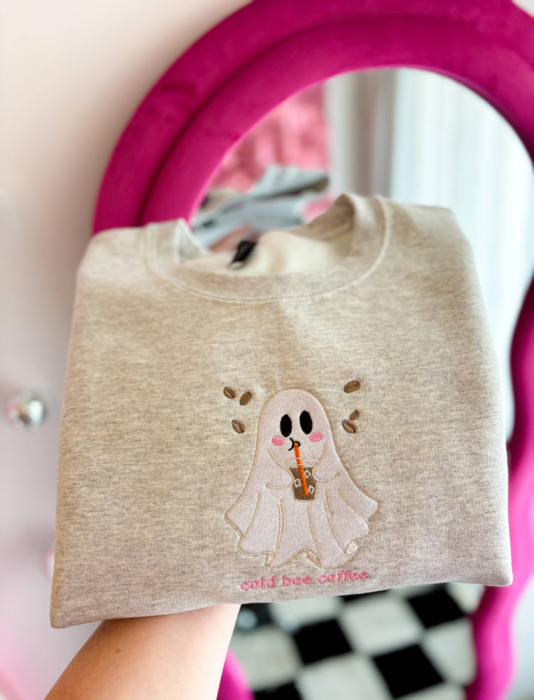 Cold Boo Embroidered Crewneck