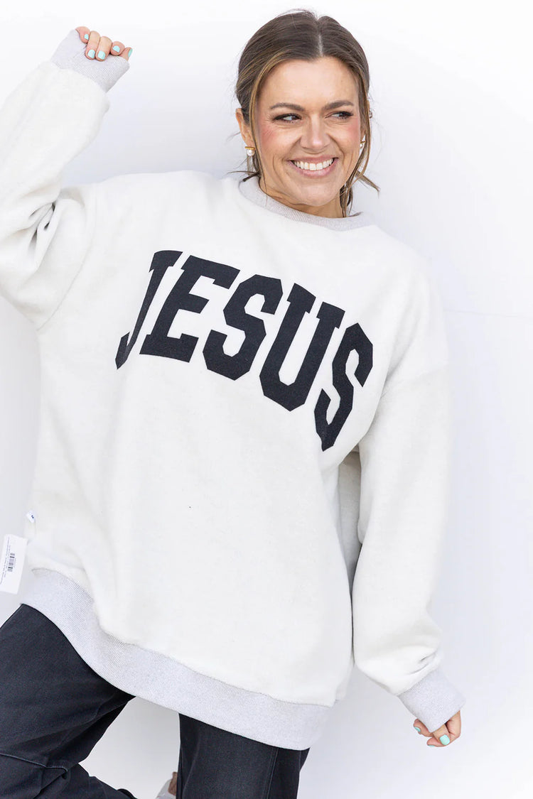 Jesus & Baseball Reversible Sweatshirt