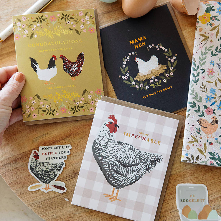 You're Impeckable Chicken Greeting Card