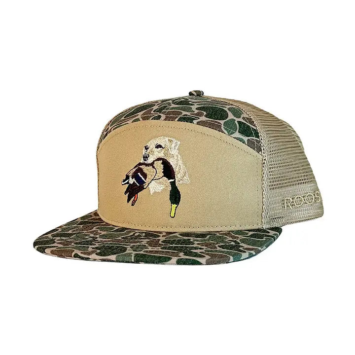 Youth Roost Camo 7 Panel Lab with Duck Hat ONE LEFT
