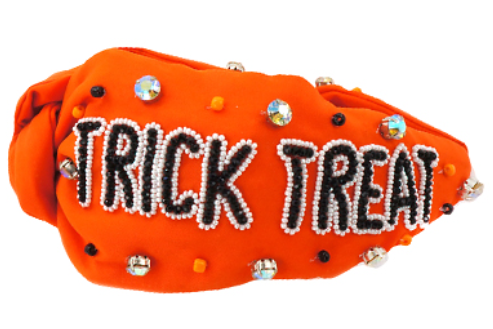 "TRICK OR TREAT" Headband