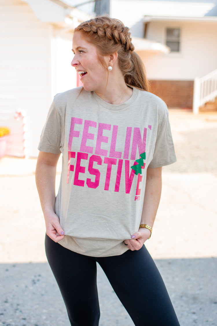 Feelin’ Festive Glitter Tee