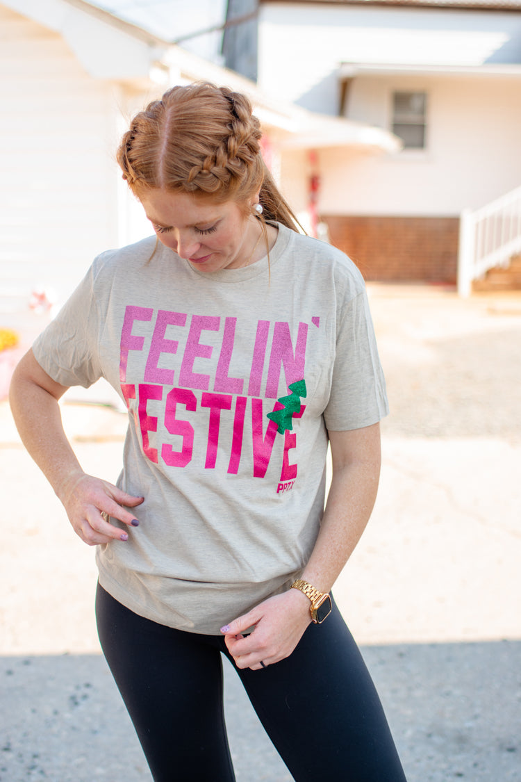 Feelin’ Festive Glitter Tee