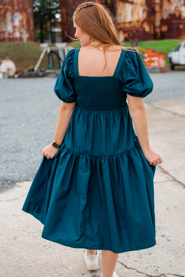 Touch of Fall Midi Dress