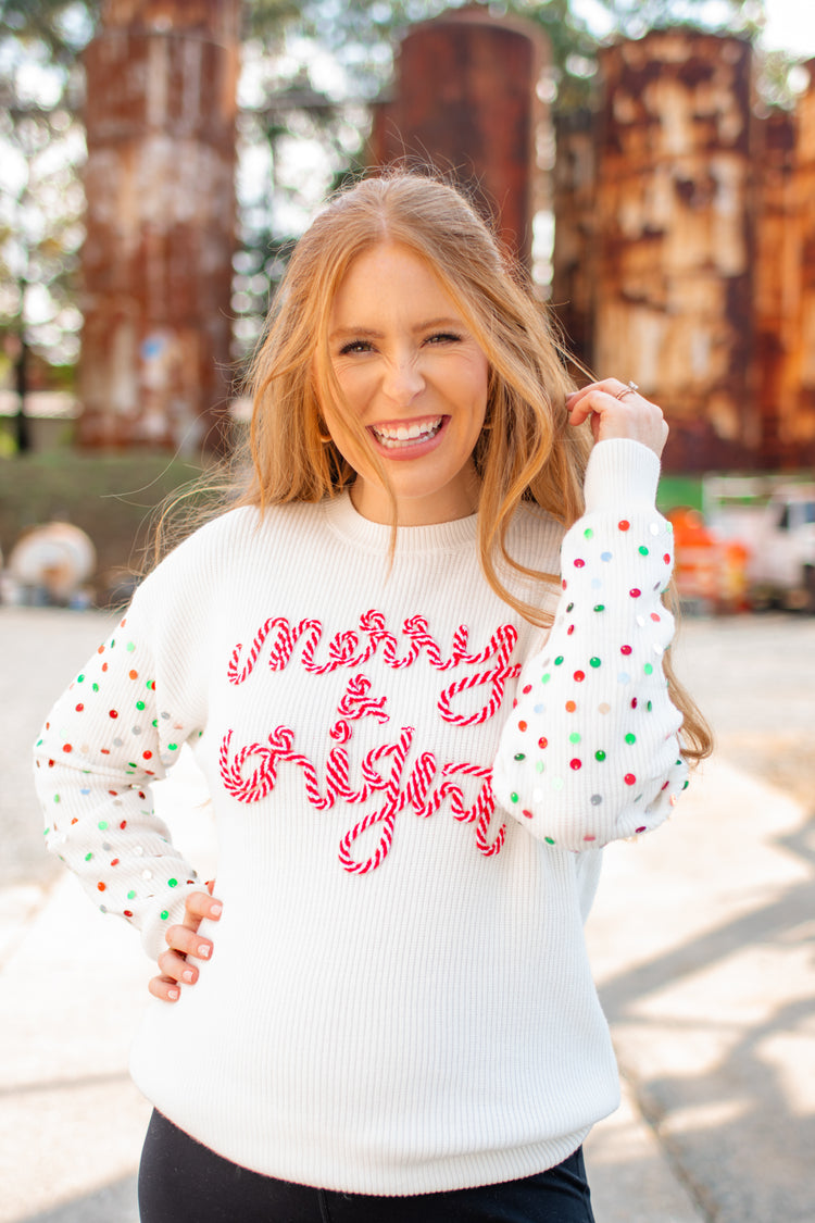 Merry & Bright Sequin Sweater