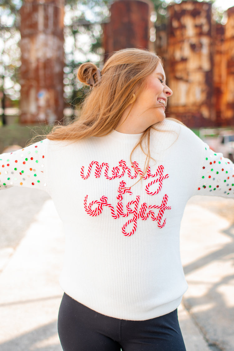 Merry & Bright Sequin Sweater