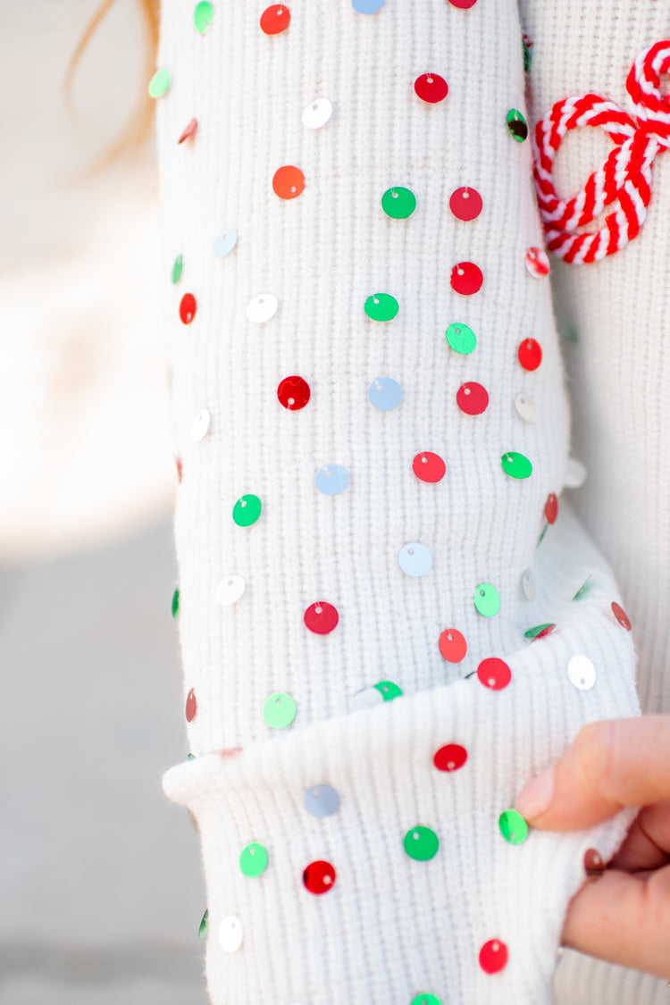 Merry & Bright Sequin Sweater