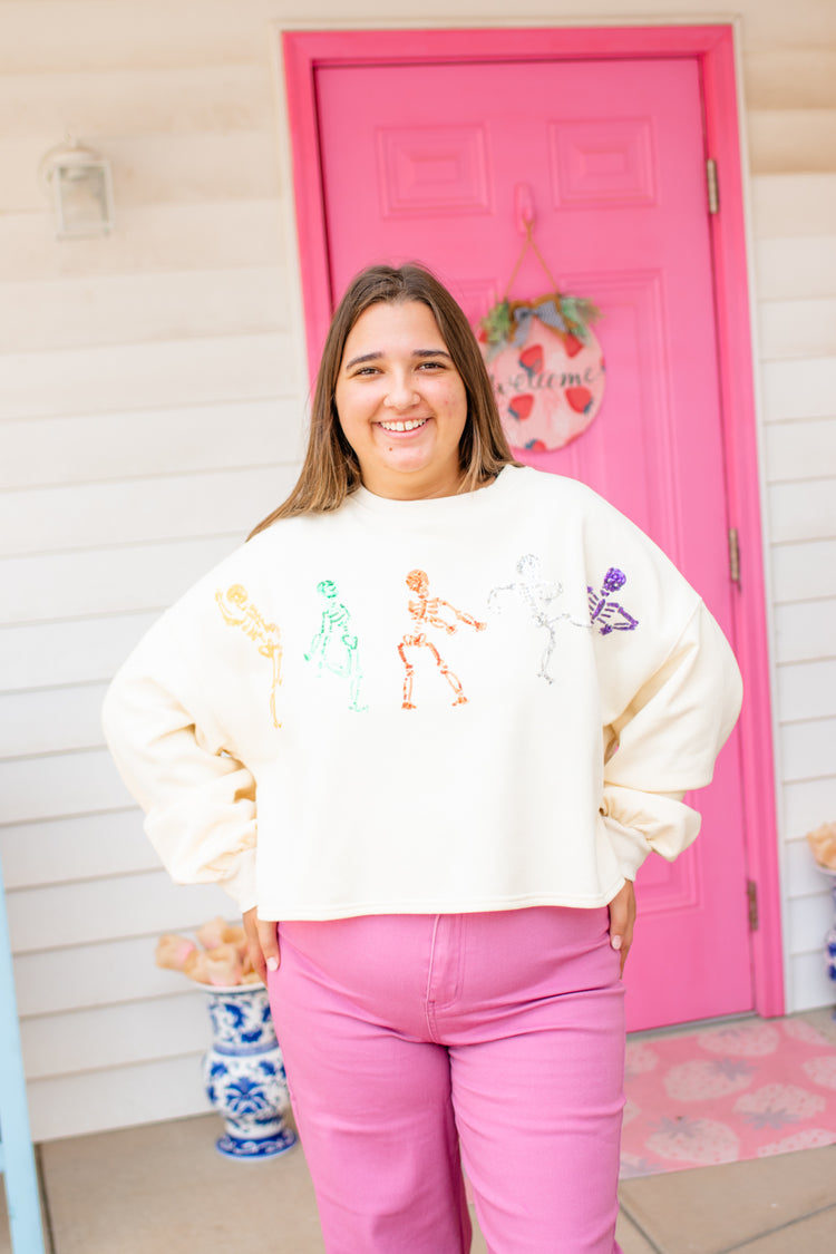 Groovy Skeletons Sweatshirt