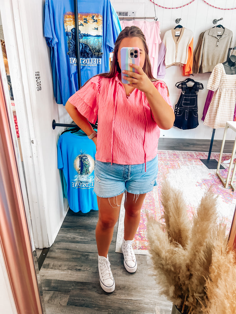 Lovely Day Ruffle Top