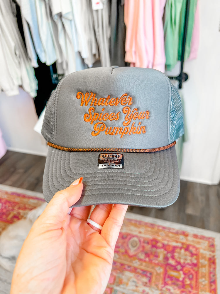 Whatever Spices Your Pumpkin Trucker