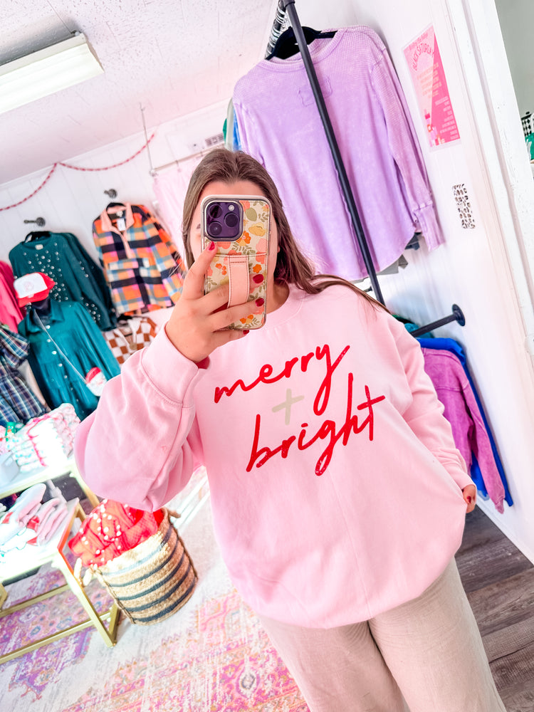 Bubblegum Peppermint Sweatshirt