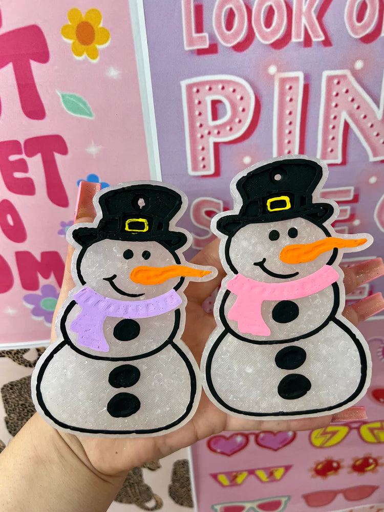 Snowman Freshie-Lilac