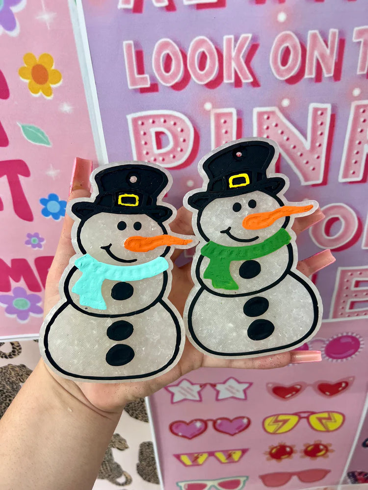 Snowman Freshie-Mint