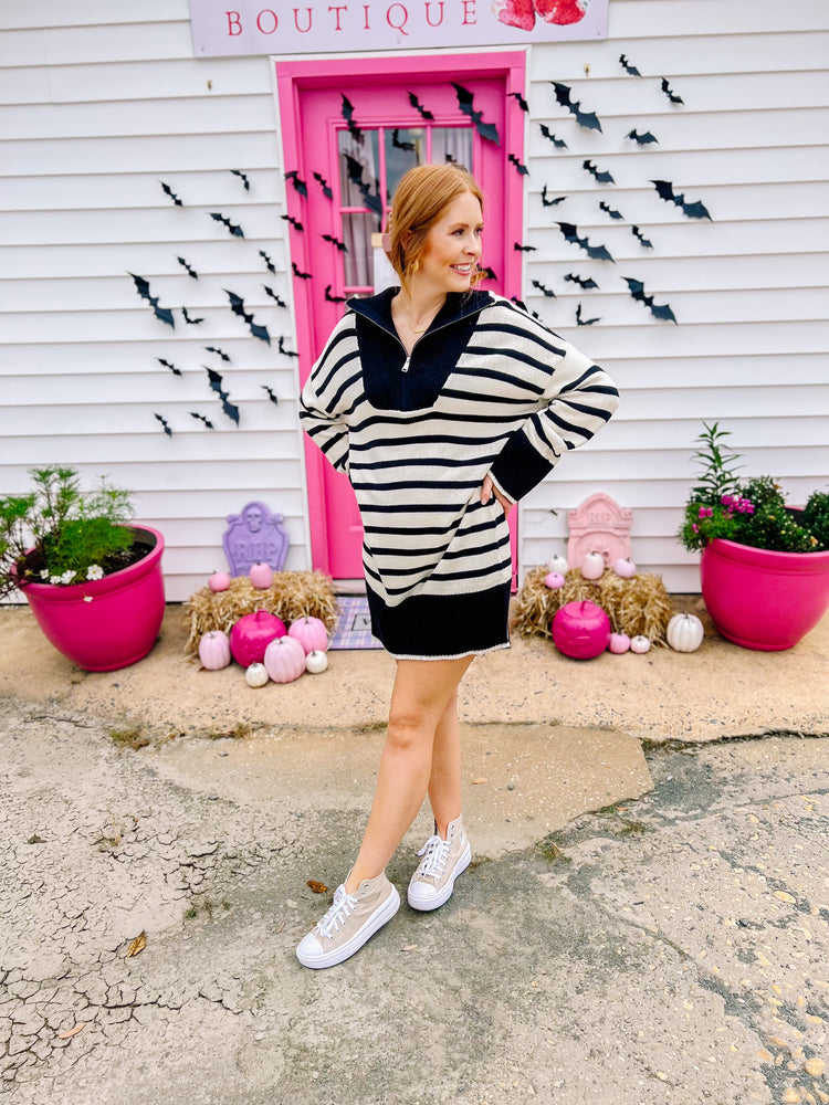 Classy but Cozy Sweater Dress