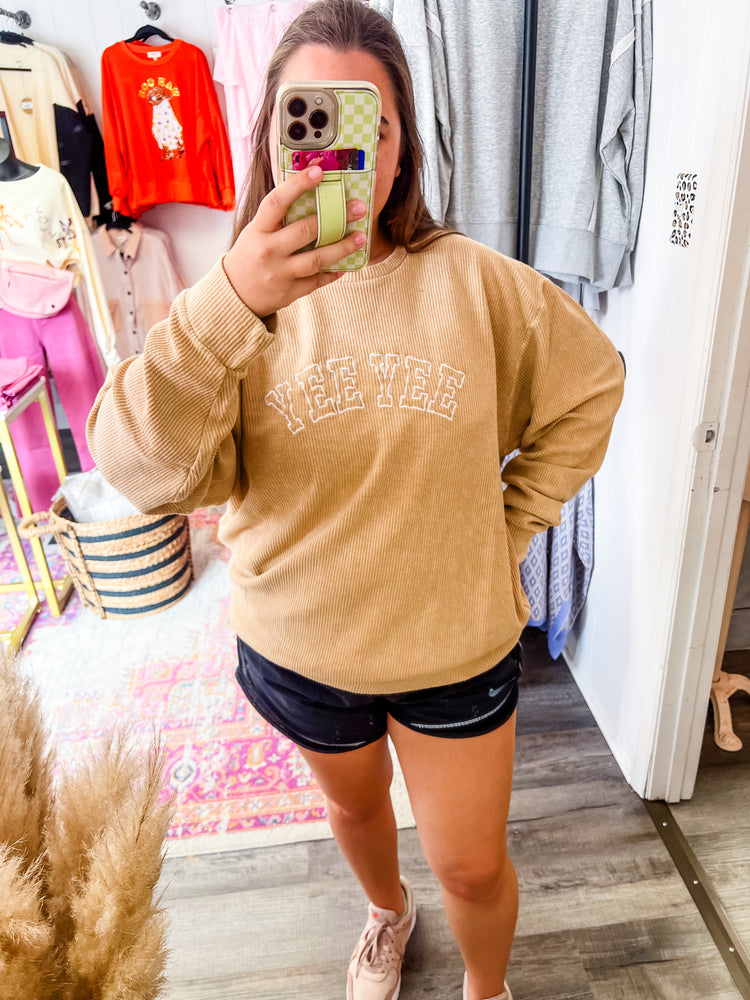 Yee Yee Corded Sweatshirt