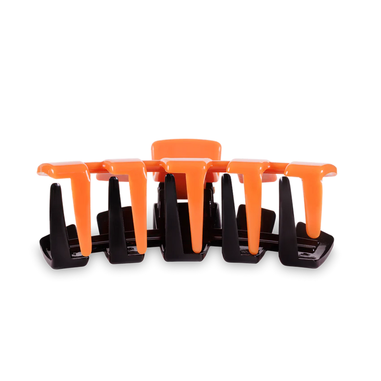 Teleties Classic Jack-O-Lantern Large Hair Clip