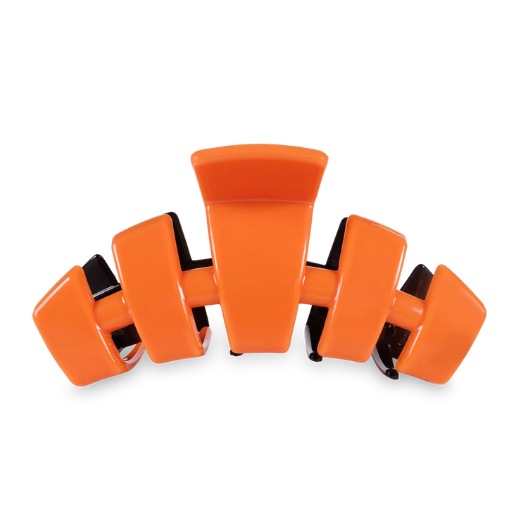 Teleties Classic Jack-O-Lantern Large Hair Clip