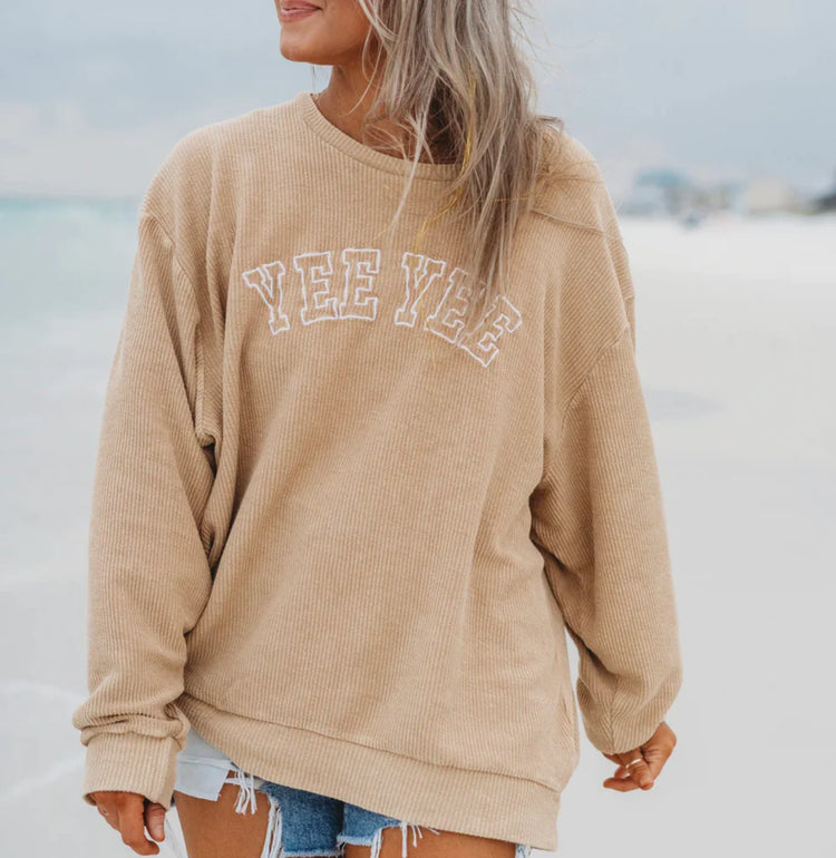 Yee Yee Corded Sweatshirt