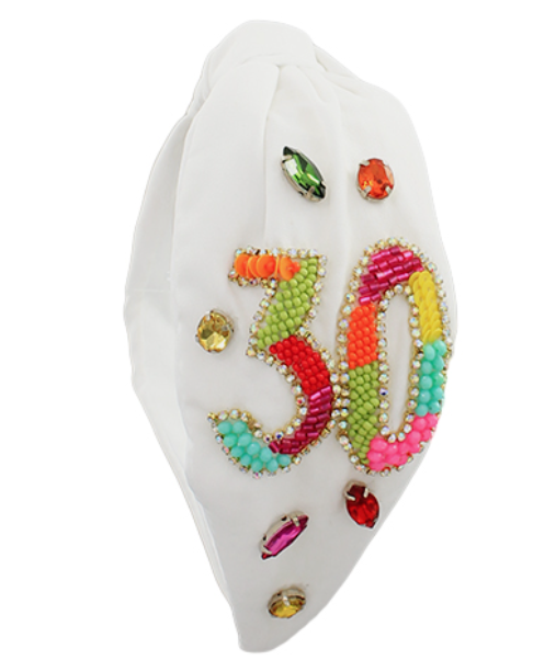 "Flirty 30" Knoted Head Band