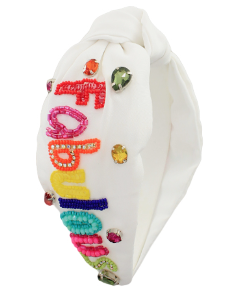 "Fabulous 40" Knoted Head Band