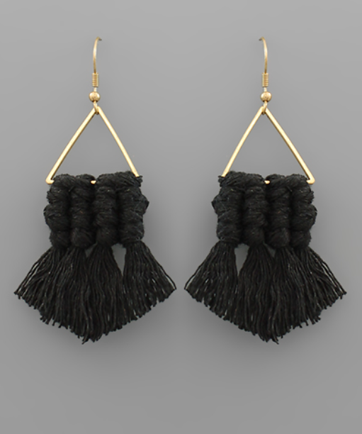 Crochet Drop Earrings