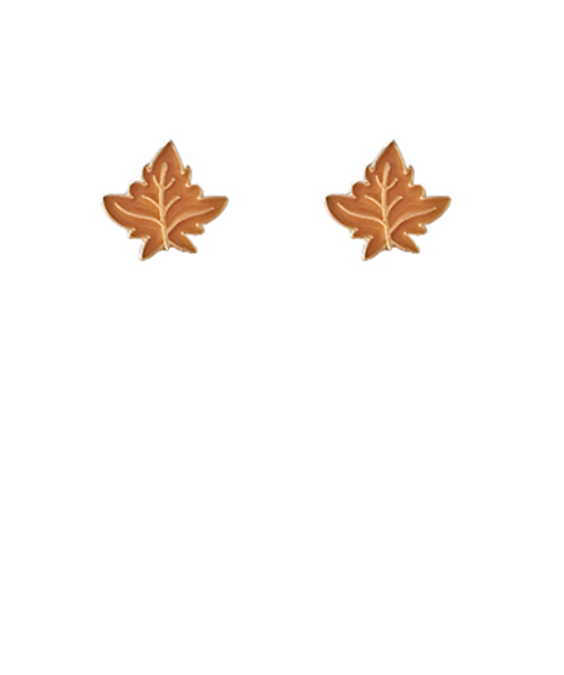 Thanksgiving Leaf Studs