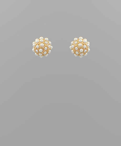 Pearl Ball Studs