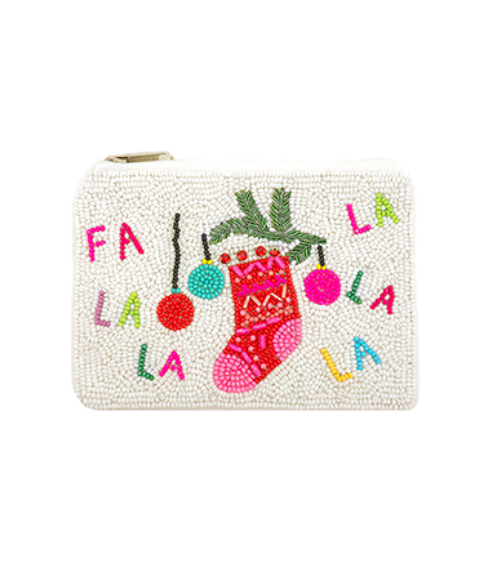 Christmas Stocking & FA LA LA Pouch