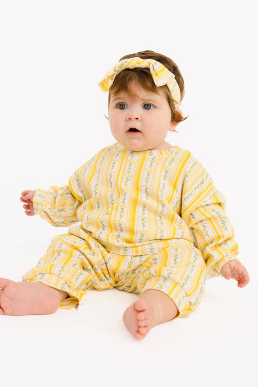 Sunny Meadow Stripe Sweatsuit