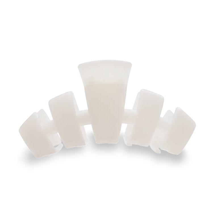 Teleties Medium Clip Coconut White