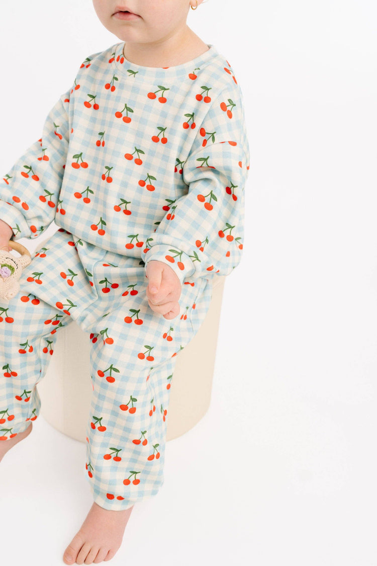 PRE-ORDER ETA 2/23 Cherry Picnic Sweatsuit