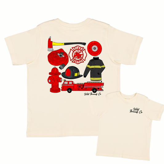 Tools Of The Trade Firefighter Kids Tee