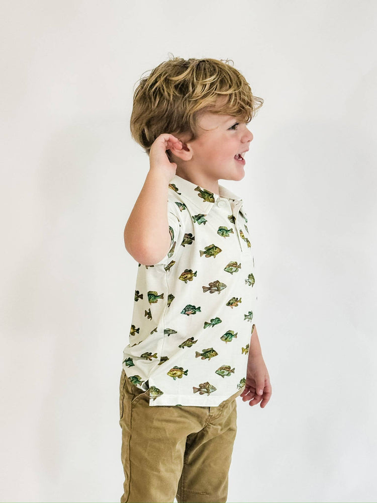 Lake Fish Polo Shirt