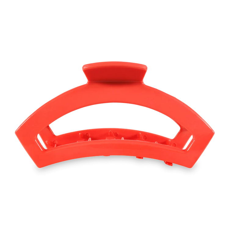 Open Coral Large Hair Clip