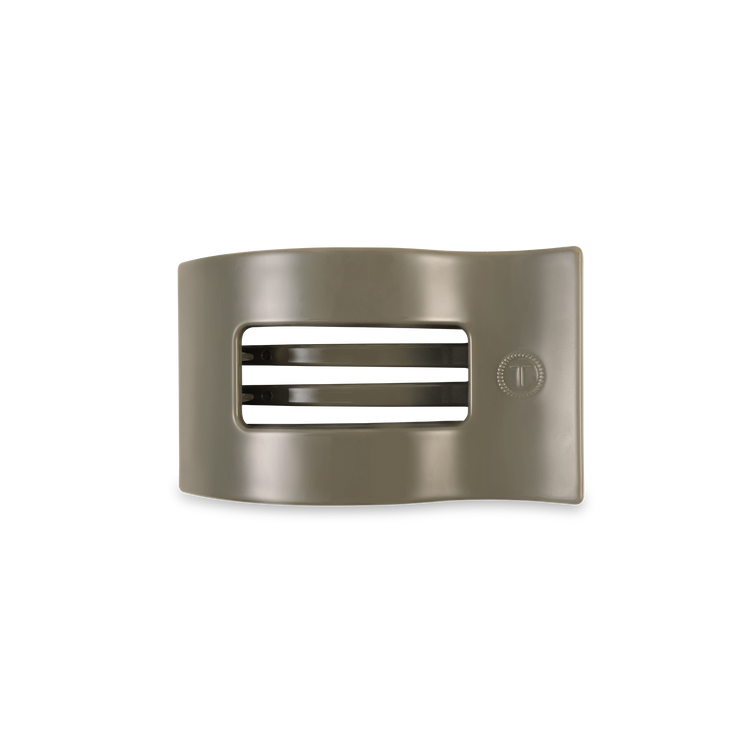 Teleties Small Flat Rectangle Hair Clip Sage It Ain't So