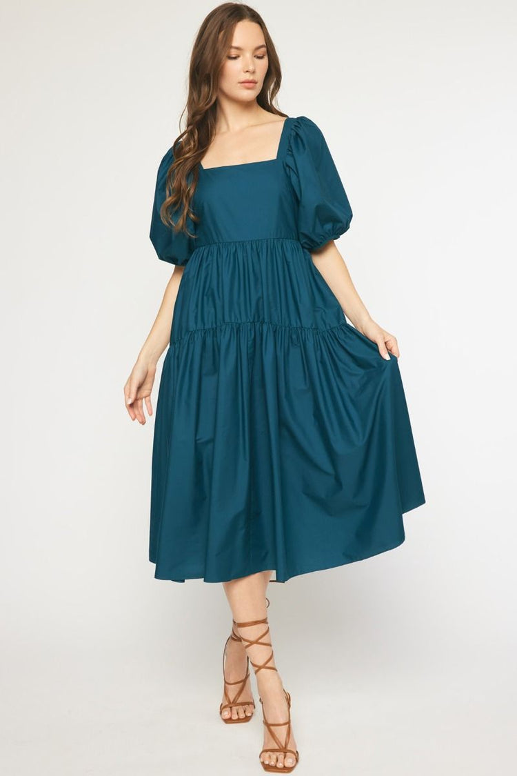 Touch of Fall Midi Dress