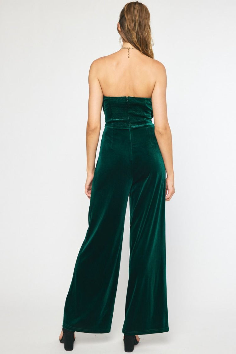 Mistletoe Emerald Jumpsuit