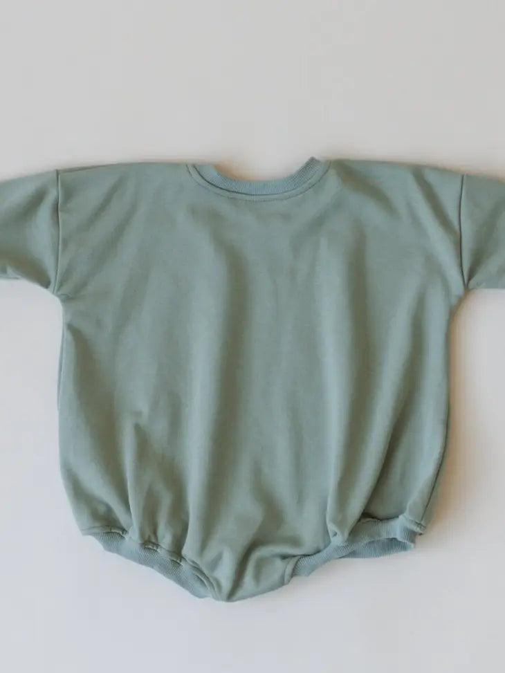 Christmas Tree Truck Oversized Sweatshirt Romper