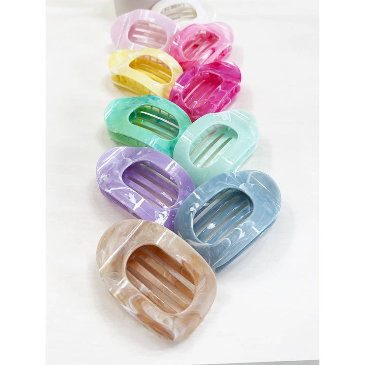 1/6 PRE-ORDER Marbled Flat Claw Clips