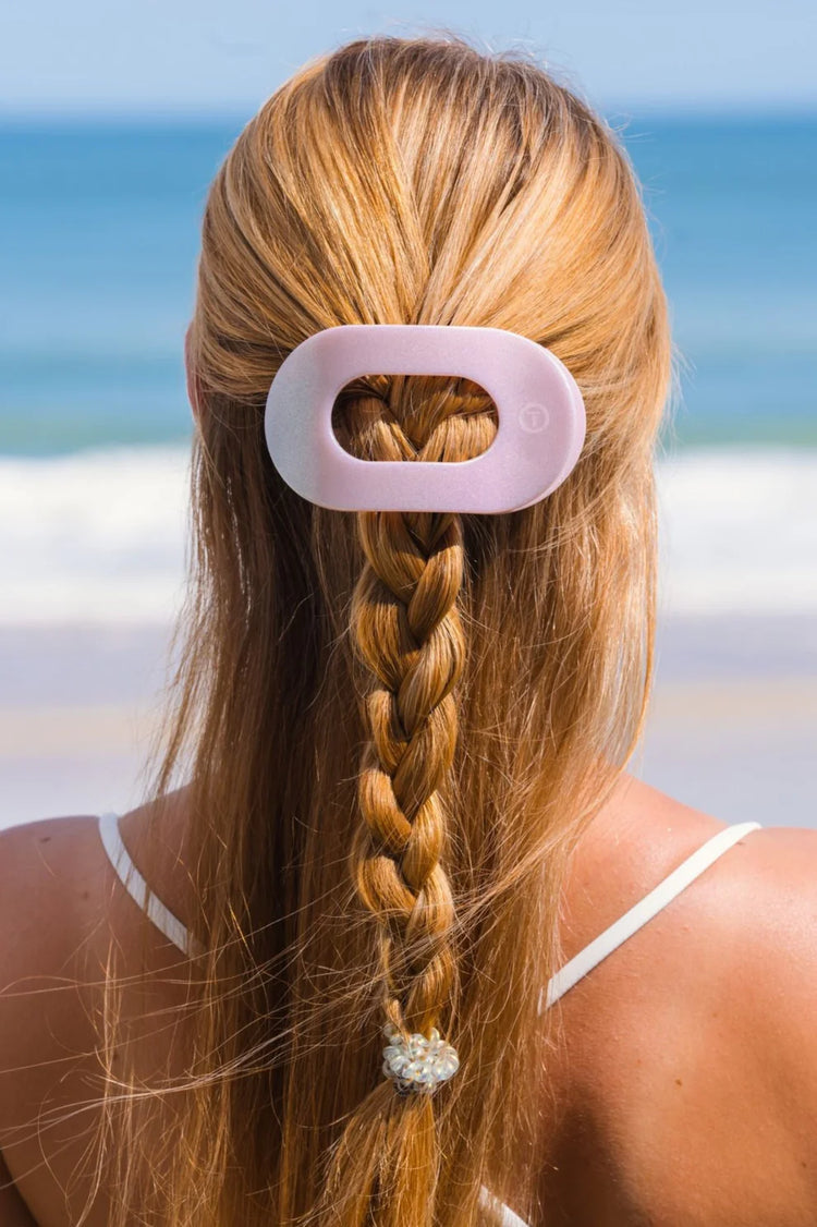 Harbor Cruise Large Flat Round Hair Clip