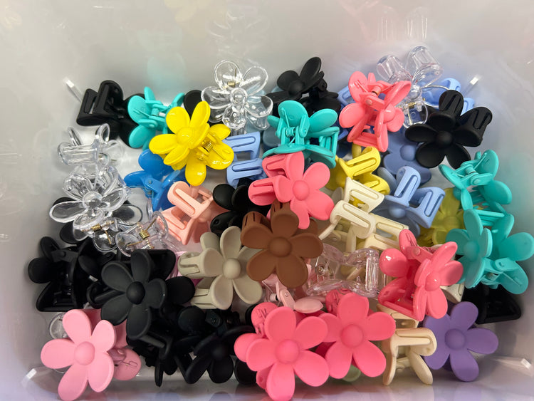 Mini Flower Power Claw Clips